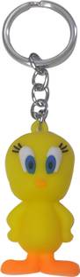 heeva creation Tweety 3D Keychain.1 Piece.(Color- Yellow). Key Chain