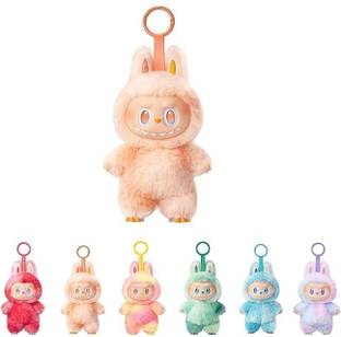 QPBM Labubu Doll – Original Soft Plush Toy with Signature Mischievous Smile Key Chain
