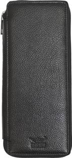 MASKINO Blackish Genuine NDM Leather Bank Locker Key Pouch Medium Key Chain