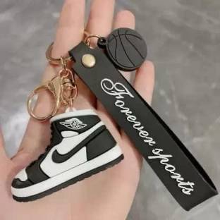 SRG Nike Jordan Rubber Shoe Keychain (Black) Key Chain