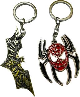 GKM Batman & SpiderMan high quality combo set keychain Key Chain