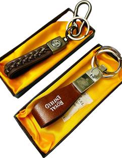 GKM Royal Bike ENfield stripped hook metal combo set keycchain Key Chain