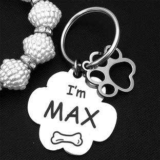 Myurawells Custom Name Collar Tag for Your Loving Pet Dog, Cat, Puppy, Horse Key Chain Key Chain