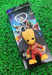 gtrp Groot 3D High Quality Rubber Keychain for women and men Key Chain