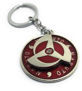 High Choice Naruto Anime Design Rotating Spinning Metal Key Chain