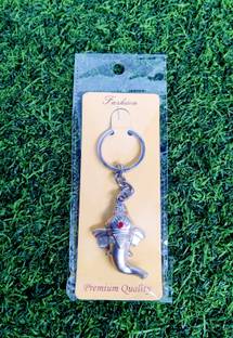 FABULOUS FINDS Hindu God of Beginnings Shree Ganesh Shiva' Son Keychain/Keyring. Key Chain