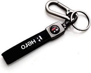Gohaps HERO Premium Leather Key Ring For Cars And Bikes All Brands Available Key Chain