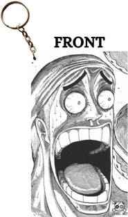 Hariyaali Enterprises LLP One Piece ENEL SHOCKED FACE Key Chain