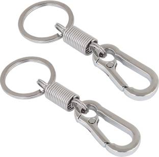 Virom Spring Hook Keychain For Bike Car Home Keys Keyring Attractive Hook Locking Key Chain