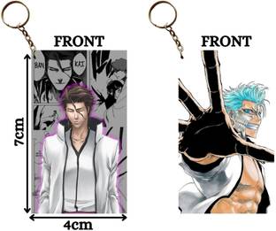 Hariyaali Enterprises LLP Bleach AIZEN AND GRIMMJOW STRONGEST CHARACTERS Unique Style 2 pcs Combo Key Chain