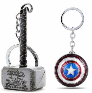 RAJ vengers Thor aptain America Key Chain