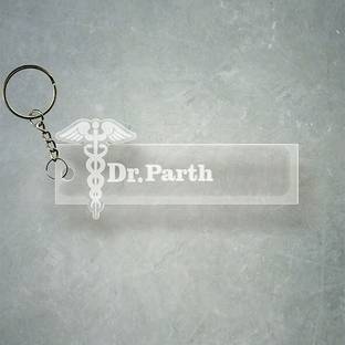 SY Gifts Doctor Logo Desigh With Parth Name Key Chain