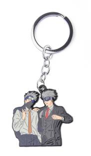 ComicSense Naruto Anime Keychain Kakashi Gojo Coolest Sensei Duo Anime Cosplay Accessories Key Chain