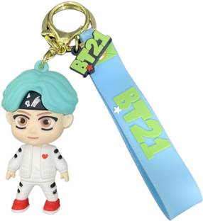 LABSDAR Silicone BTS Suga Key Chain