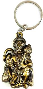 GTRP Lord Hanuman Bajrangbali Metal Keychain & Keyring Pack of 1 की चेन