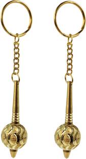 Real Craft Lord Hanuman Gada Mace Keychain Keyring,Set of 2 Key Chain