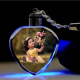 Picture Affairs Production Personalized LED Keychain/Keyring Photo Printed Gift Anniversary Birthday PAP67 Key Chain