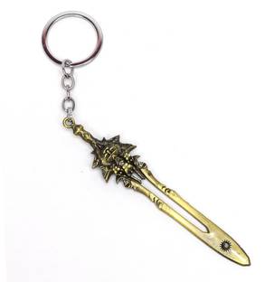 Daiyamondo Zeus Blade of Olympus God Of War kratos Metal Keychain Lion Face Cut Sword Key Key Chain