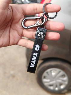 OFM Heavy Duty Excellent Quality -Premium Pack Metal/Leather- For Tata Vehicles Key Chain