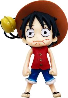 Buko One Piece Lifestyle Anime Keychain Action Figure(MONKEY D LUFFY GRUMPY ) Key Chain