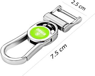 SIAGO Car Key Cover Compatible For Hyundai Creta 4 Button Smart Key with Key Chain