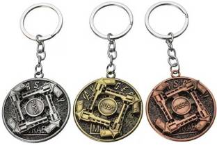 vien Revolving PUBG Game Military Pistol pubg mobile Armor Gamer Design-3PC Combo Key Chain