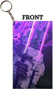 Hariyaali Enterprises LLP One Piece ZORO AND HIS CURSED SWORDS Key Chain