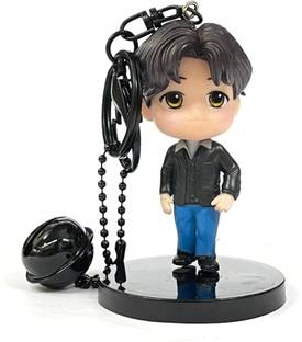 Mubco BTS Tinytan Dynamite Suga Figure Keychain PVC Collectible Cartoon Model Toy Gift Key Chain