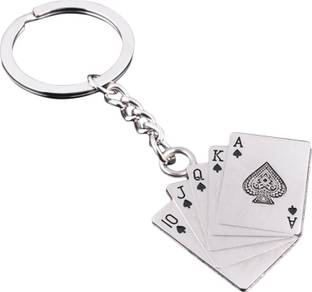 GKCH keychain-METALIC PLAYING CARD Key Chain