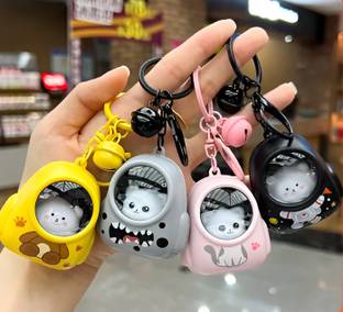 Dcart Astronaut Lighting Bag Girls Bag keychai |Random Avilable Colour | Pack of 1 Key Chain