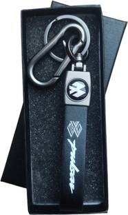 JNV Leather Keychain Compatible With Bikes | | Of 1 Key Chain