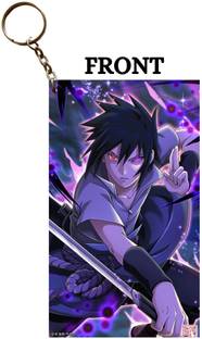 Hariyaali Enterprises LLP Naruto SASUKE GOT SHARINGAN AND RINNEGAN BOTH Anime Key Chain