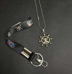 sky enterprises Design Keychain with Loop and Hook Key Chain (Black) Key Chain