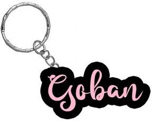 SY Gifts BPK Goban Name Keychain Key Chain