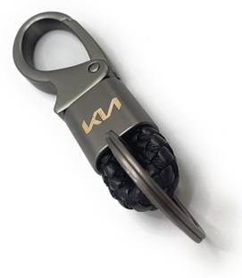 Jdp Novelty Zinc Alloy Fob Keychains Leather Key Chain Sturdy Metal for Cars kiaa Key Chain