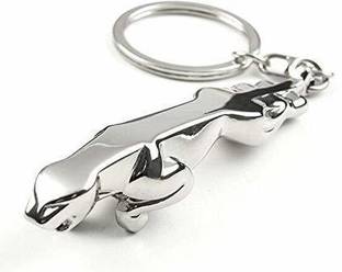 Meeko.com Jaguar Logo Metallic Car & Bike Key Chain Key Chain