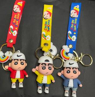sky enterprises 3D Cute Design Keychain with Loop and Hook Key Chain (Pack Of 1 Pcs Any Color) Key Chain