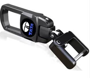 OFM Premium Quality 360 Degree Rotating - Heavy Metal body for TATA Cars Key Chain