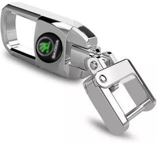 Keycraft Metal for Skoda Cars | Premium Stainless Steel | Silver Color Key Chain