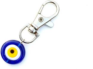 Kumar Handicraft Gold Filled Evil Eye Pet Charm, Collar Charm, Evil Eye for Dogs and Cats Key Chain