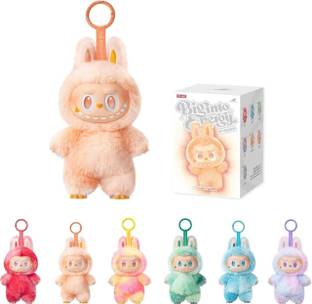 PARVLUXE Labubu Doll – 12 cm Plush Character Toy | Cute Soft Stuffed Labubu Figure Key Chain