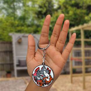 Daiyamondo Timeless Friendship: Tom and Jerry Rotating Key - Spin into Nostalgic Adventures Key Chain