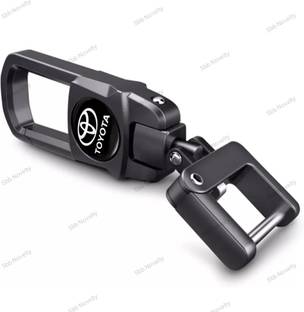 Sbb Novelty Black Color Fob Key Heavy Duty Keychain for all T-o-y-o-t-a Model Car Key Chain Key Chain