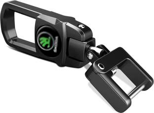 Keycraft Metal for Skoda Cars | Premium Stainless Steel | Black Color Key Chain