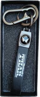 JNV Leather Keychain Compatible With Mahindra THAR Car Key Chain