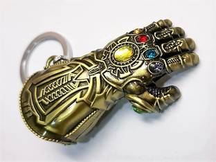 MARVEL Thanos Gauntlet Vintage Gold (Avengers Infinity Wars) Key Chain