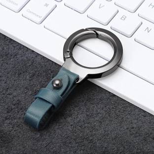 J K INTERNATIONAL Belt Loop Vegan Leather Key Ring Keychain For Keys Car Key Chain