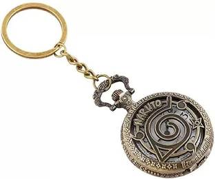 gtrp Naruto New Hd Premium Pocket Watch Metal Keychain Retro Vintage Key Chain