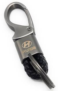 Jdp Novelty Get Anyone Random Colour of this Zinc Alloy Fob Leather Sturdy Metal hyun Key Chain