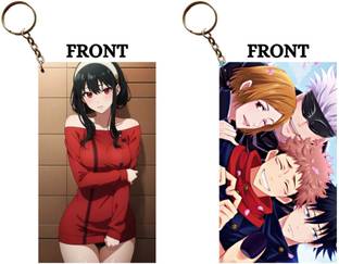 Hariyaali Enterprises LLP YOR FORGER SEXY FIT X JJK BUDS LOOKING Unique Style 2 pcs Combo Key Chain